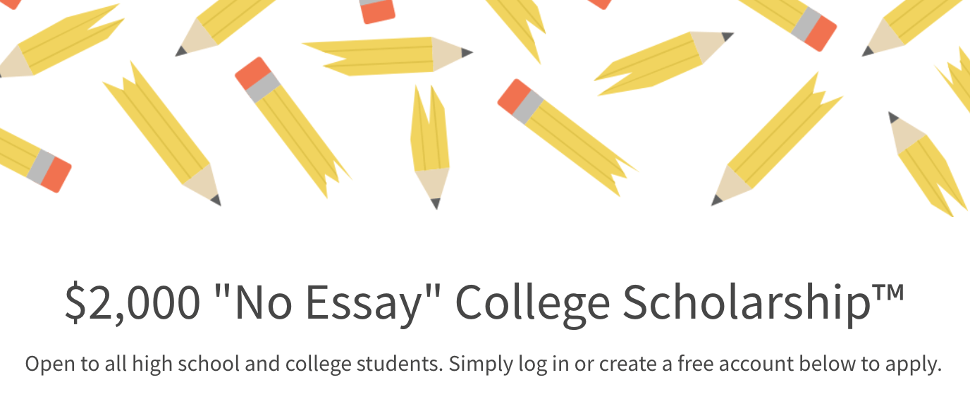 2,000 No Essay College Scholarship Access Scholarships